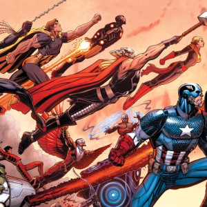 Avengers-rush-into-battle-in-Marvel-Comics.